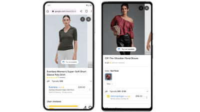 Google Claims Its AI Can Guess How a Shirt Will Fit on Every Body Type
