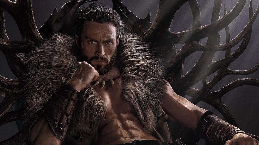 Aaron Taylor Johnson as Kraven. (Image: Sony Pictures)