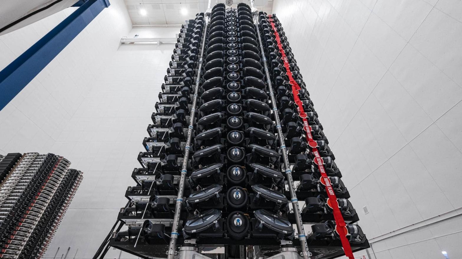 SpaceX first revealed its Gen2 satellites in February 2023. (Photo: SpaceX)