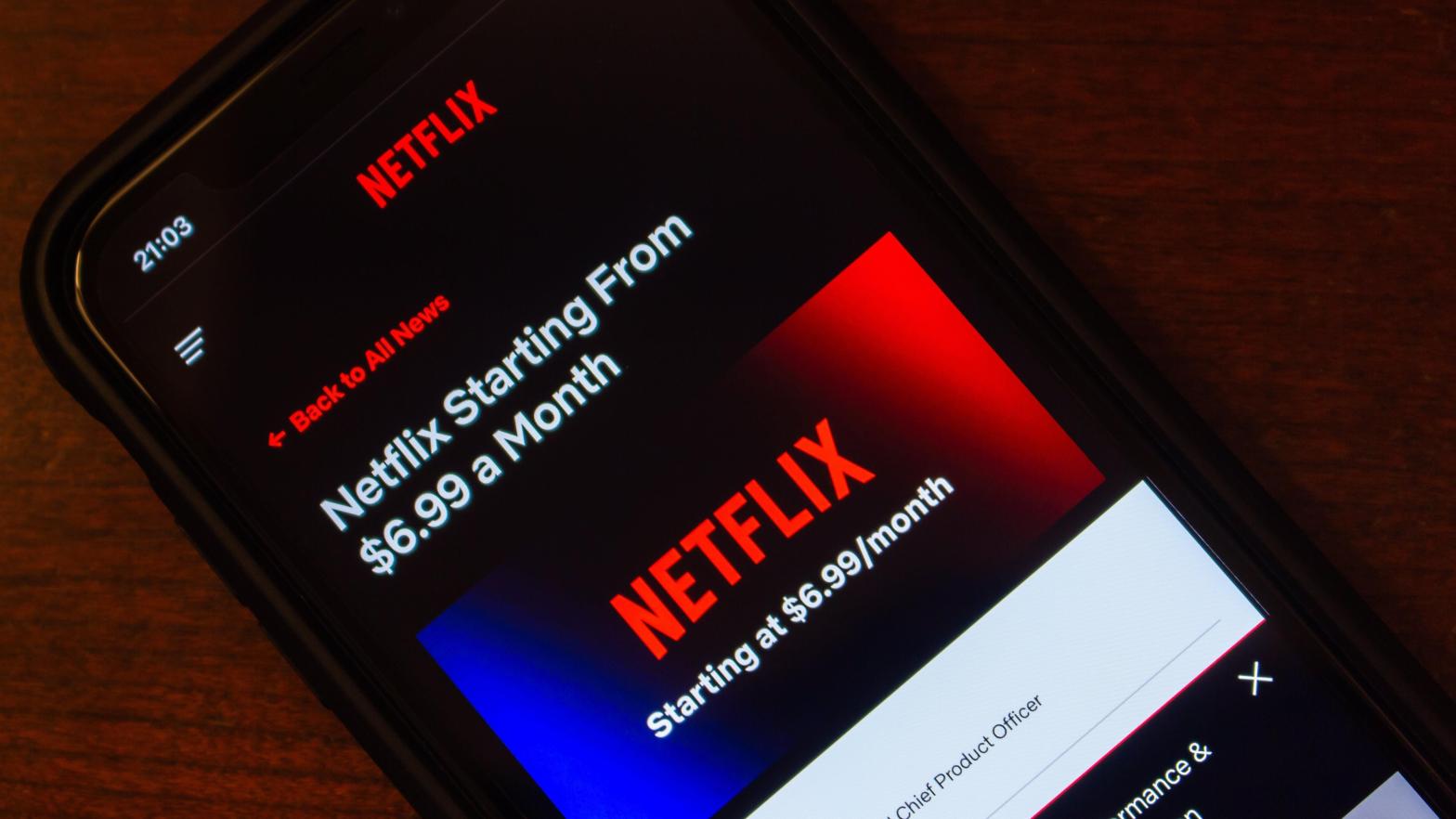 Netflix with Ads has become increasingly popular for new subscribers. Ending the regular 'Basic' plan would incentivise even more people onto an ad-based plan. (Photo: Koshiro K, Shutterstock)