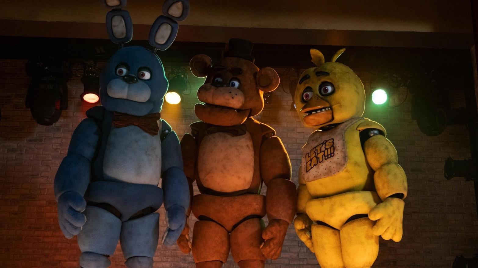 Your nightmares have new stars courtesy of Five Nights at Freddy's. (Image: Universal)