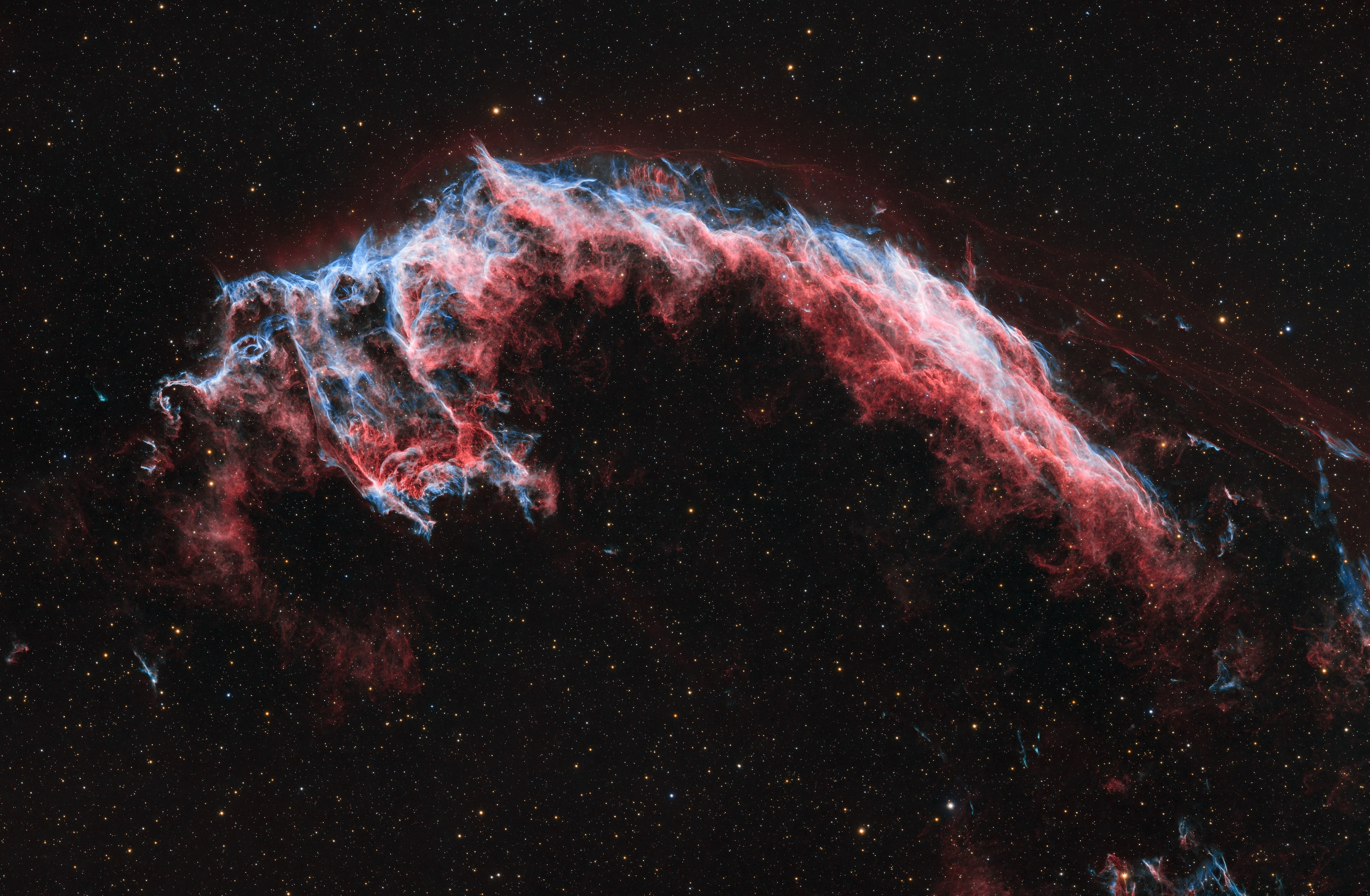 The Veil Nebula. (Image: Jia You)