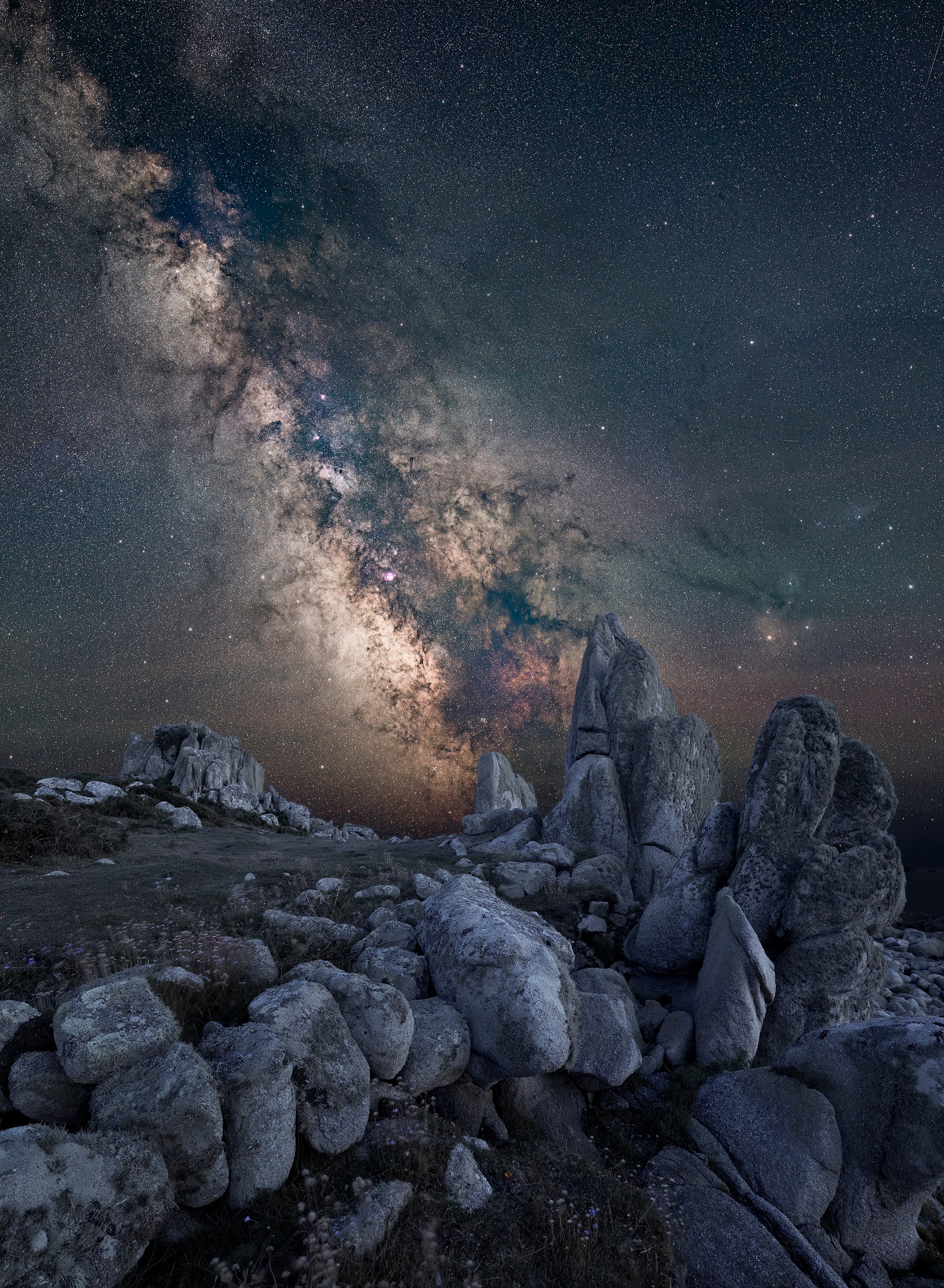 The Milky Way over the isle of St. Agnes. (Photo: Derek Horlock)