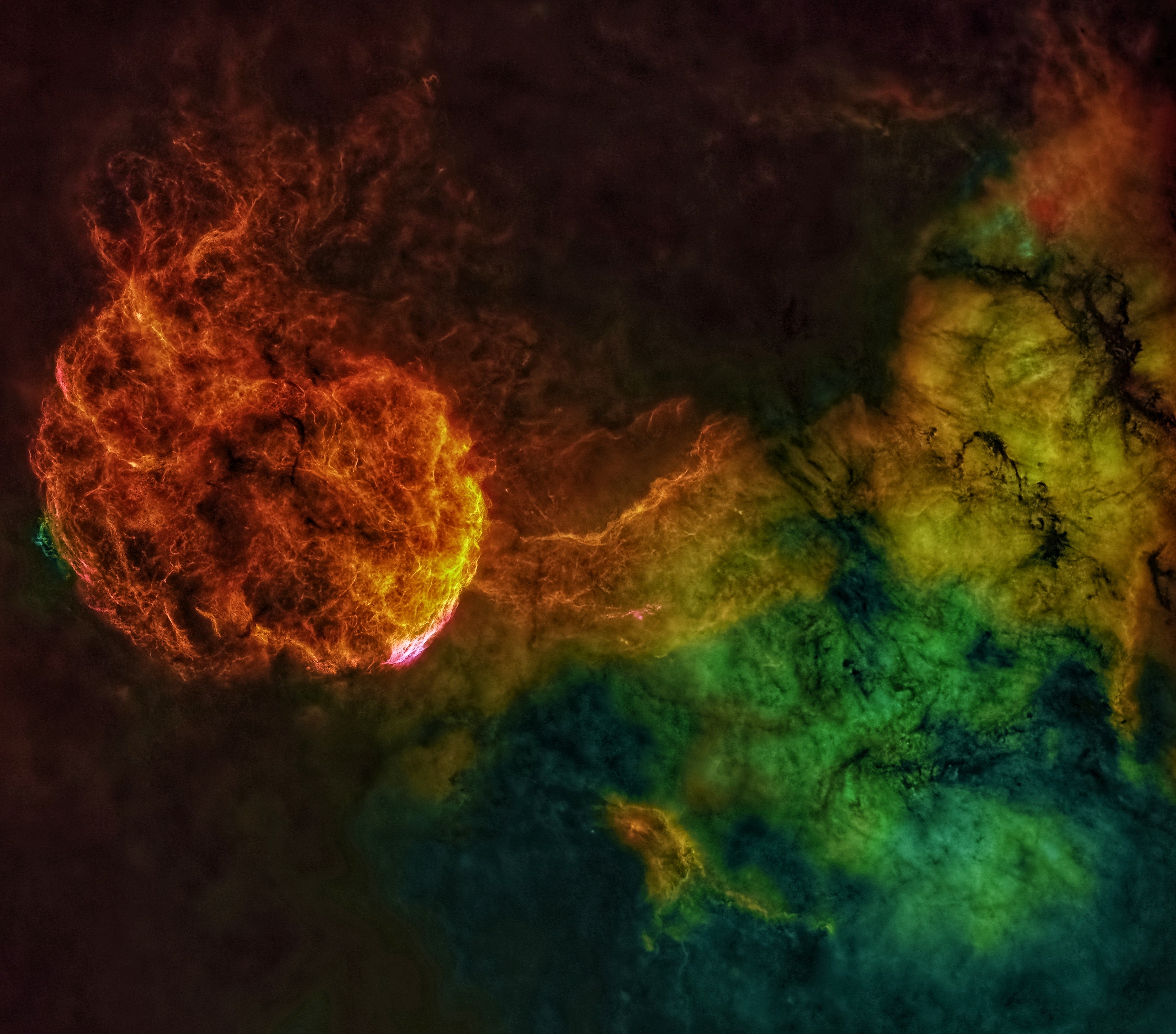 The Jellyfish Nebula. (Image: Peter Larkin)