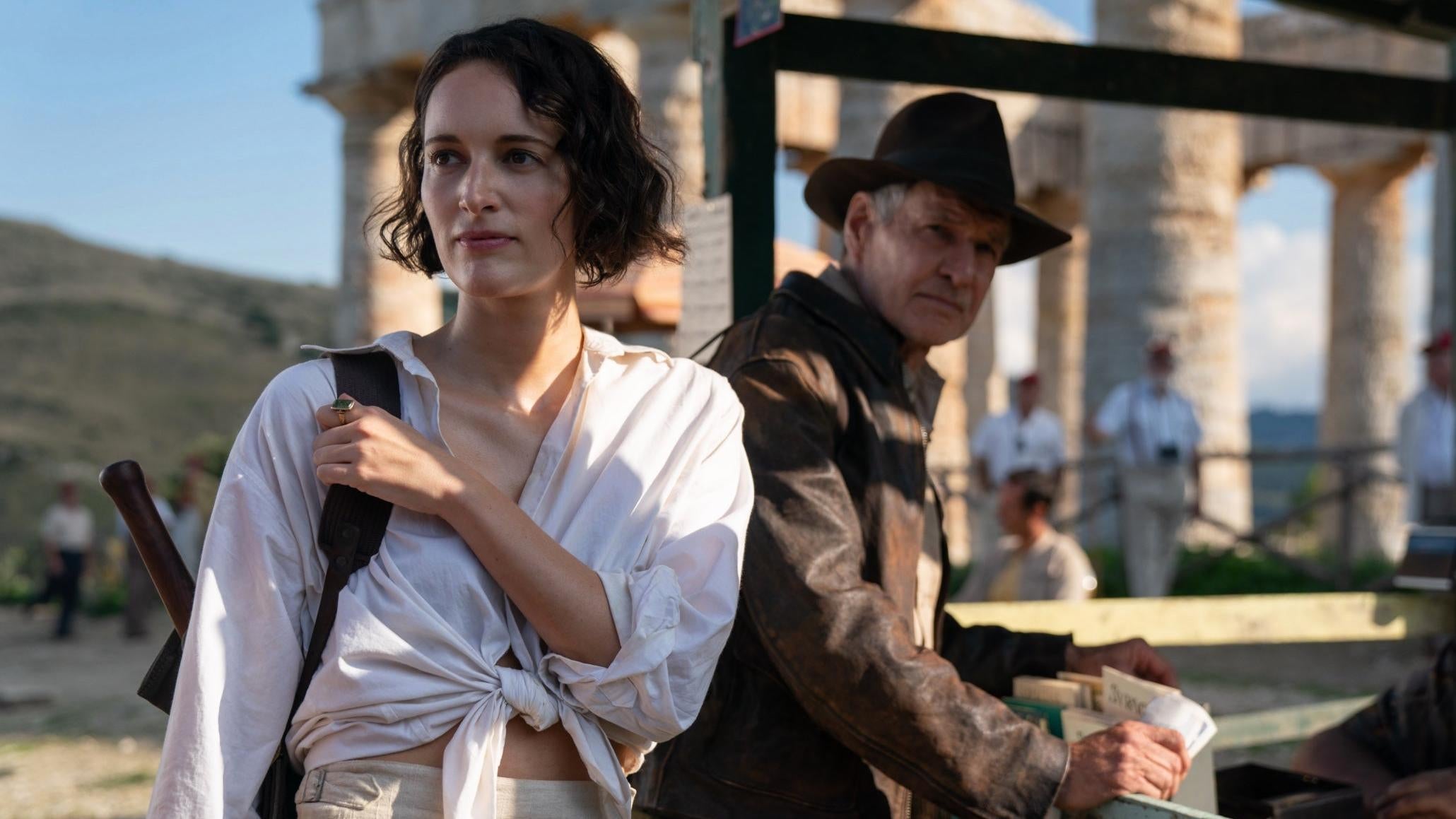 Helena and Indy looking for the tomb. (Image: Lucasfilm)