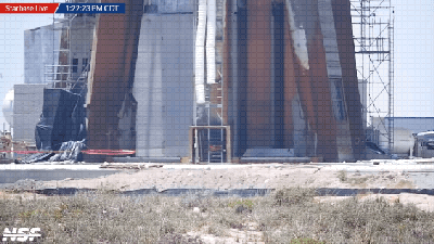 SpaceX Tests Starship Water Deluge System That It Should’ve Built in the First Place