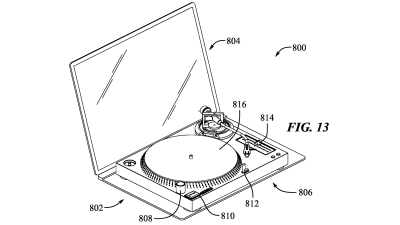 Apple Patent Shows Off a Modular Laptop With Attachable Turntable