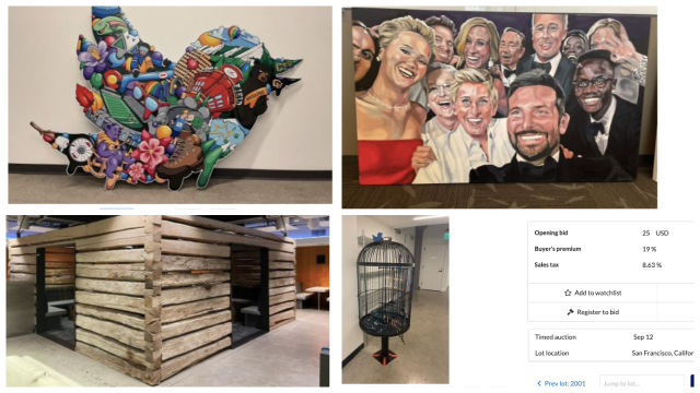 Twitter’s Office Auction: Here Are the 35 Oddest Pieces of Bird-Themed Junk for Sale