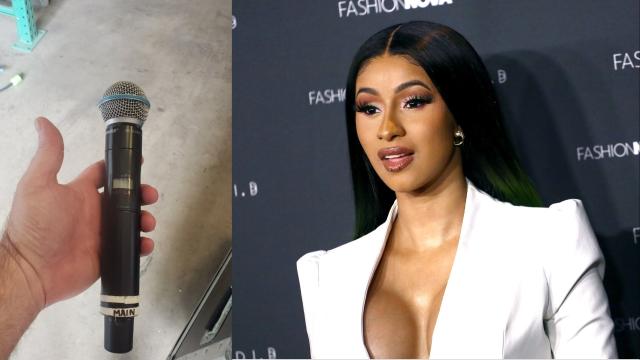 The Microphone Cardi B Threw at a Fan Is Up for Sale on eBay if You Have $US100,000