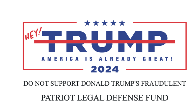 Looks Like the Website for Trump’s Patriot Legal Defense Fund Got Hacked