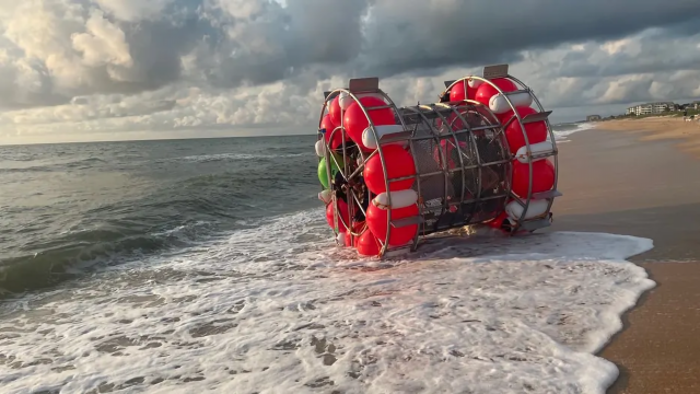 Florida Man Crossing Atlantic Ocean In Hamster Wheel Arrested After Three-Day Standoff