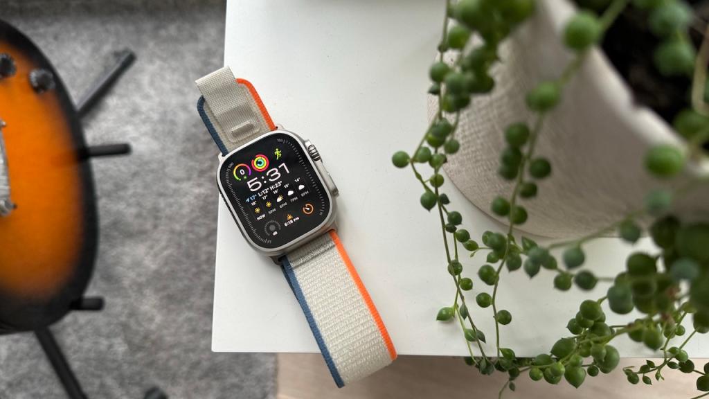 Apple Watch Ultra 2 on a table