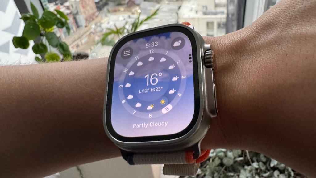Apple Watch Ultra 2 on someone's wrist