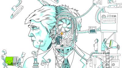 Did a Right-Wing Network Interview a Fake AI Trump?