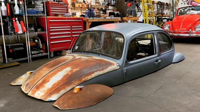 Somehow, This Sawed-Off Beetle Runs and Drives