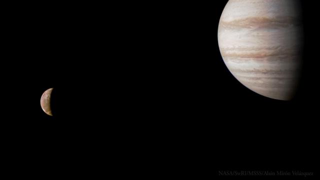 Jupiter’s Volcanic Moon Io Looks Ominous in New Juno Image