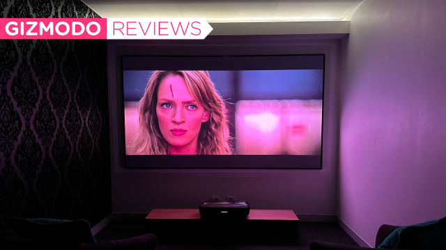 The Hisense TriChroma Laser TV Made Everything Feel Like a Movie, and a Meeting Room Like a Cinema