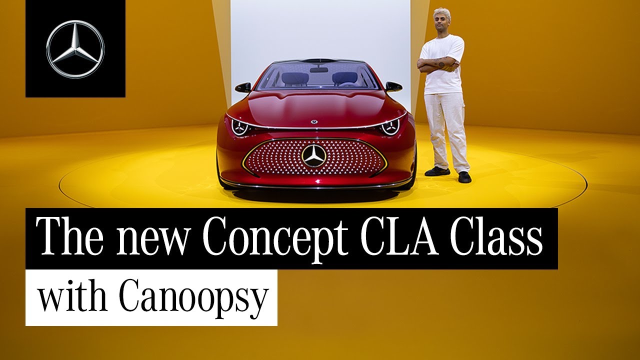 Mercedes-Benz unveils electric concept CLA with 750km range