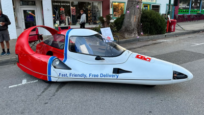 This Is the Most Sci-Fi Pizza Car I Have Ever Seen