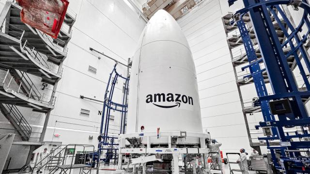 Amazon Prepares to Challenge SpaceX’s Starlink With Maiden Satellite Launch