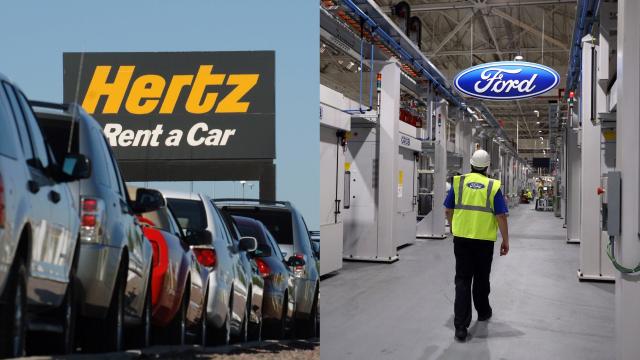 Ford, Hertz Pump Brakes on U.S. EV Plans, Reports Say