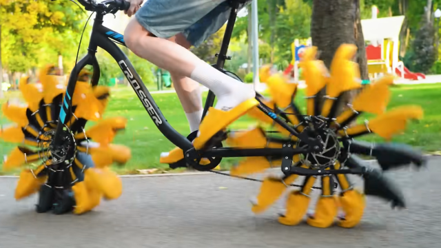 Behold, a Bicycle Propelled by Slippers