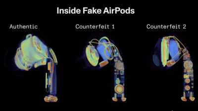 CT Scans Show Why Fake Apple AirPods Sound So Awful