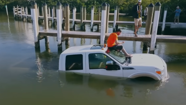Here’s Why Trucks Slide Into the Water at Boat Ramps