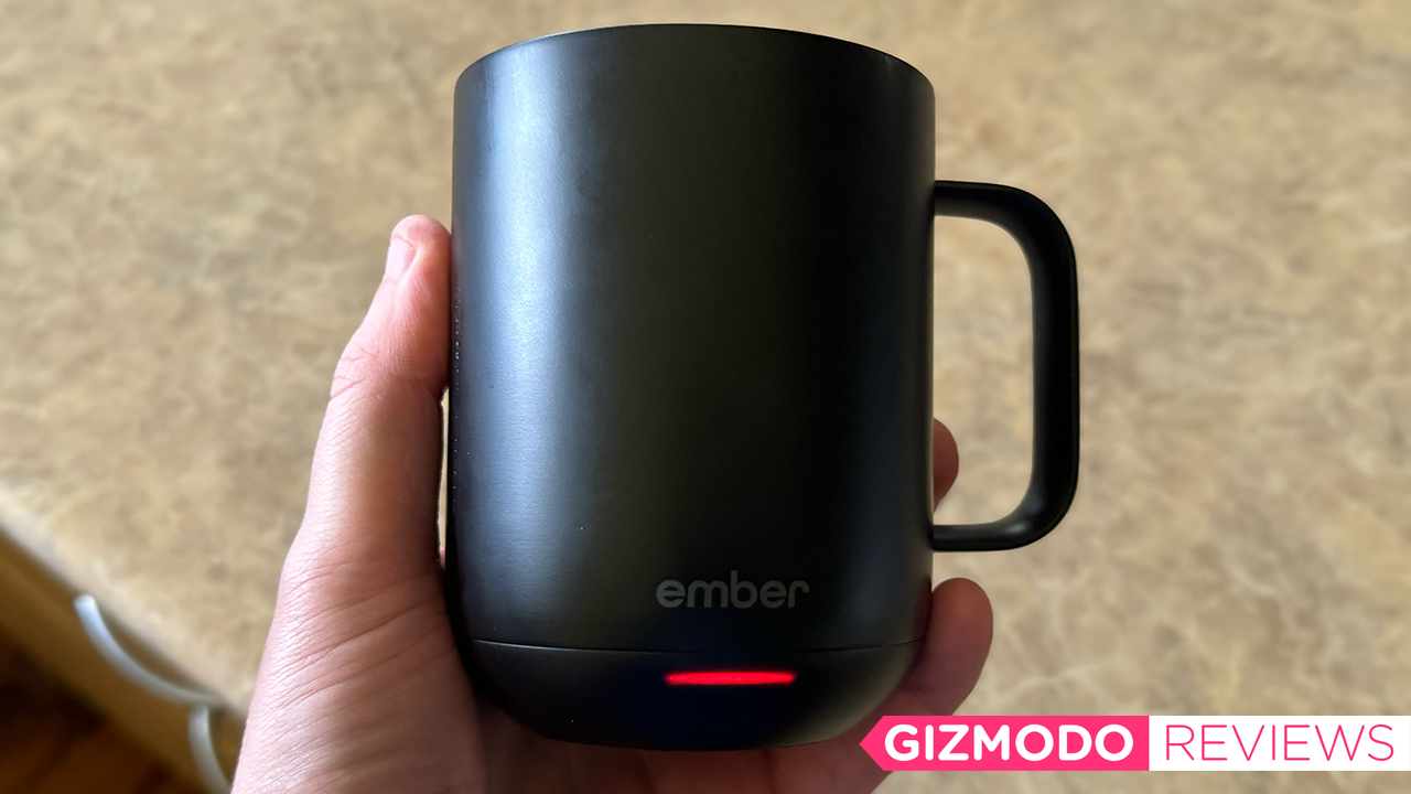 Ember 12 oz. Ember Travel Mug 2 Plus Temperature Control Smart Travel Mug in Black