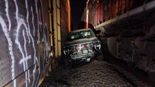 Failed ‘Fast and Furious-Style’ Train Heist Leaves Chevy and GMC Trucks Destroyed in Mexico