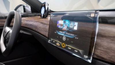 Transparent Swarovski Crystal Touchscreens Could Bring an Extra Touch of Class to Car Interiors