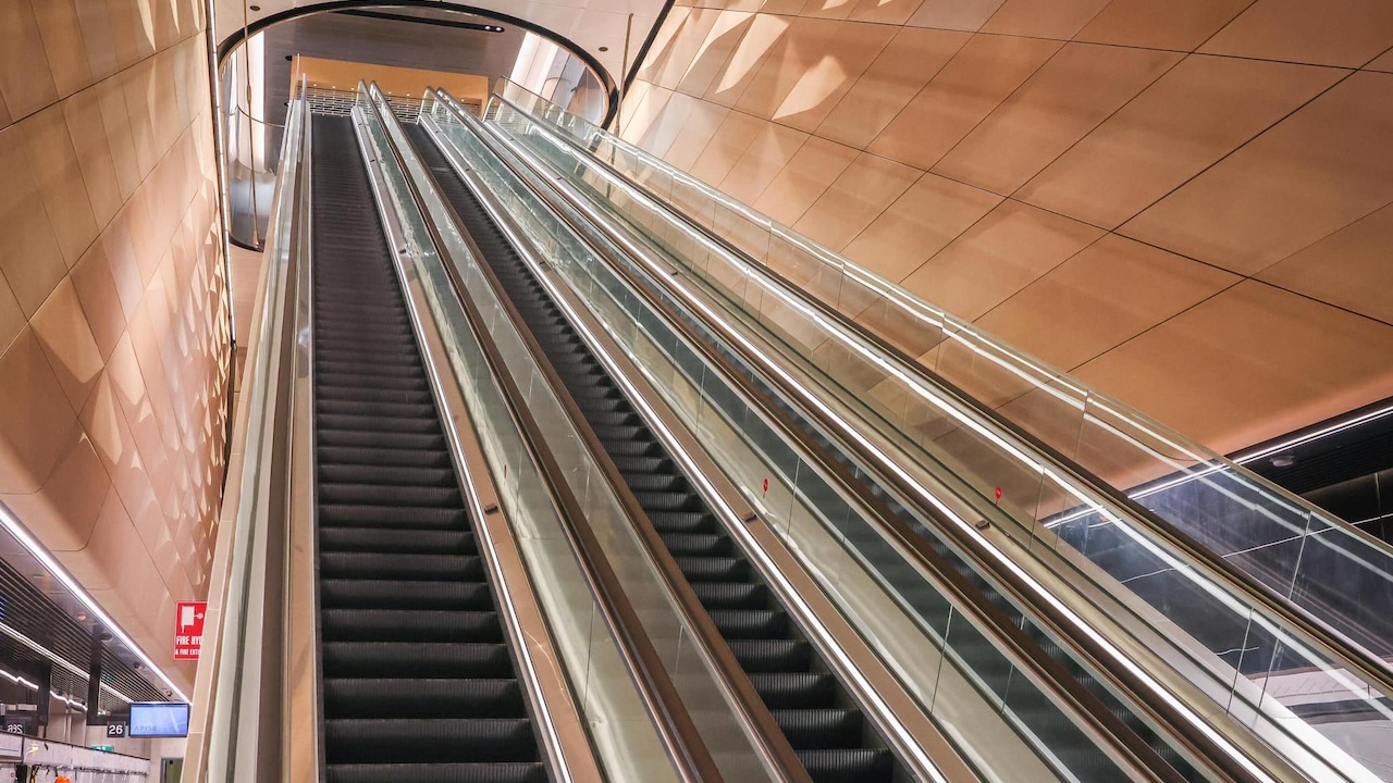 Please Do Not Fall Down Sydney’s Massive Escalator