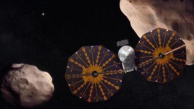 Trojan Asteroids Loom Closer as NASA’s Lucy Spacecraft Fires Up Engine for First Time