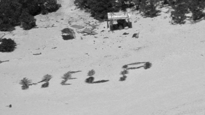 ‘HELP’ Sign Written on Beach Gets Stranded Sailors Rescued From Remote Island
