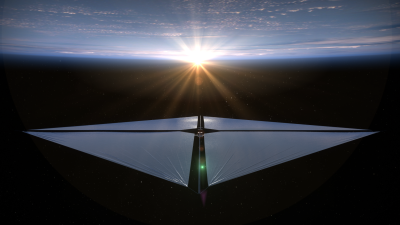 NASA’s Solar Sail Makes First Contact From Space Before Stretching Its Enormous Wings