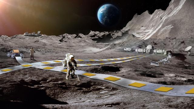 NASA Wants to Build a Maglev Railroad Across the Moon