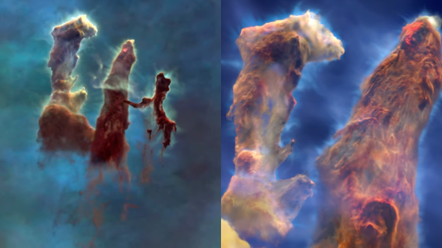 Trippy NASA Visualization Takes You on a Journey Through the Iconic Pillars of Creation