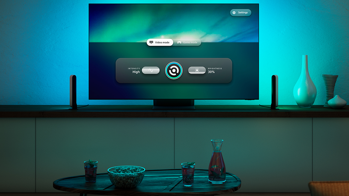 does hue sync box work with smart tv